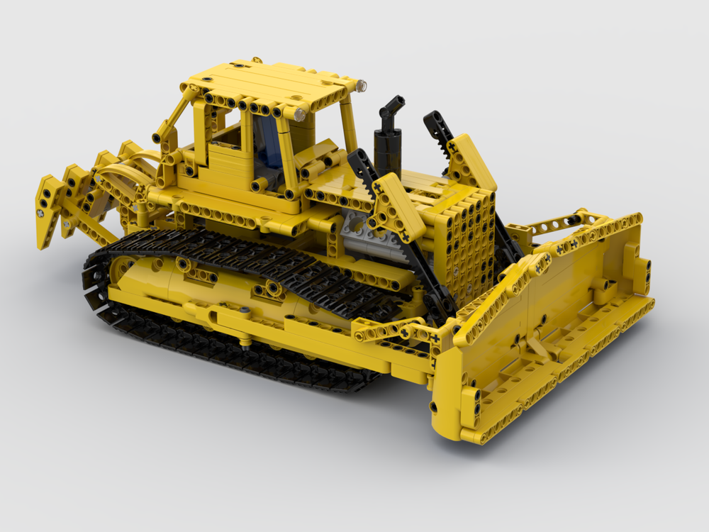 LEGO MOC Bulldozer RC Caterpillar D8K by Mani 91 by Mani91 Rebrickable with LEGO