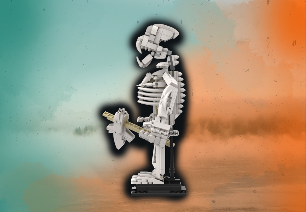 LEGO MOC-74722 Kong Skeleton - Lego Dinosaur Fossils by
