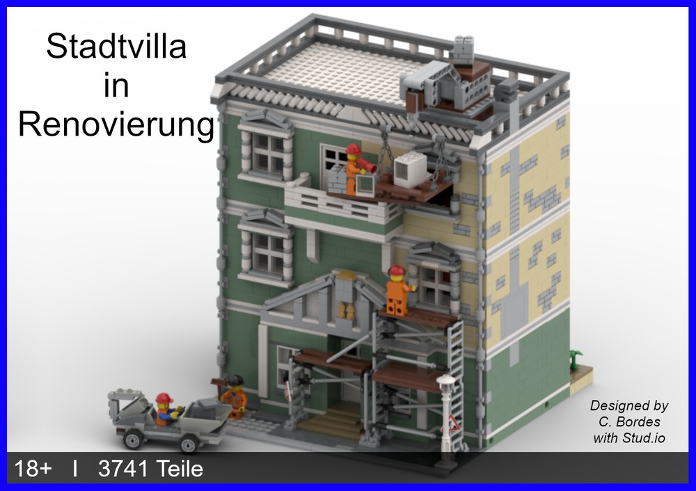 LEGO MOC Renovation At The by Borcas | Rebrickable Build with LEGO