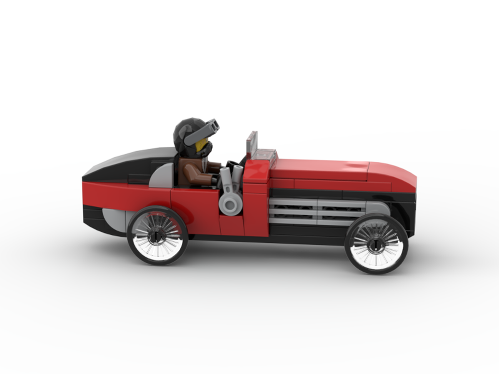 LEGO MOC Little classics #3 - Red racing car by BrickAA | Rebrickable ...