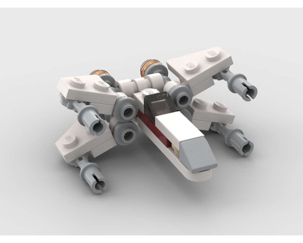 LEGO MOC Micro Build Xwing 2.0 by ZeroFoxGiven Rebrickable Build