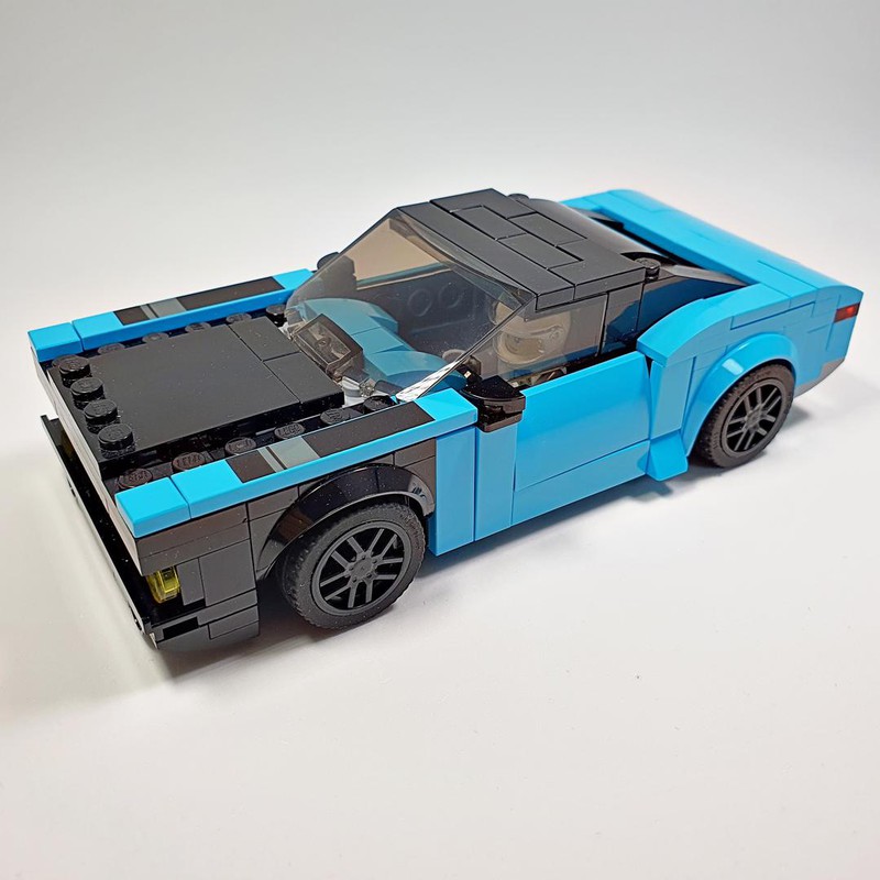 LEGO MOC 76898 Classic Muscle Car by rebrickstudio | Rebrickable ...