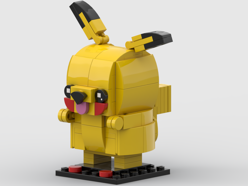 LEGO MOC Lifesize Pikachu by brickfolk