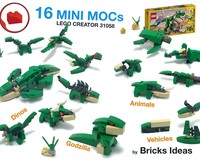 16 in 1 mini MOCs - Lego Creator 31058 set