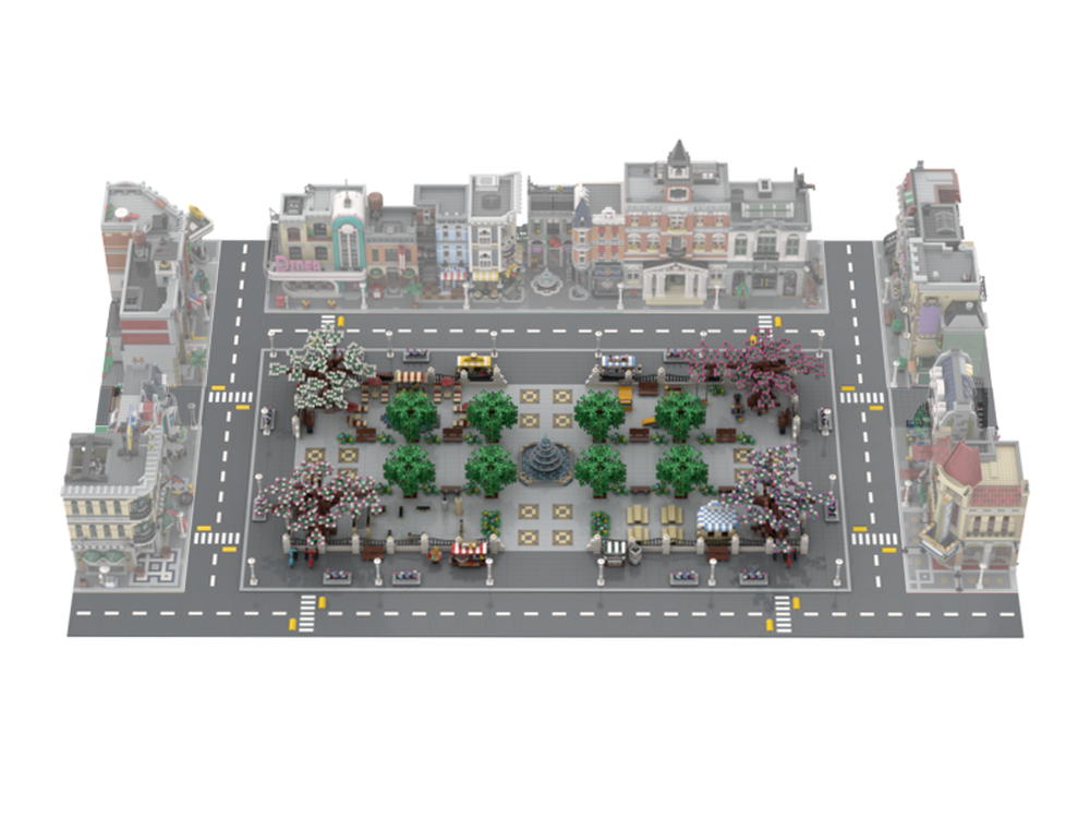 LEGO MOC briCKs - City Square for Modular Buildings by briCKsbyCK ...