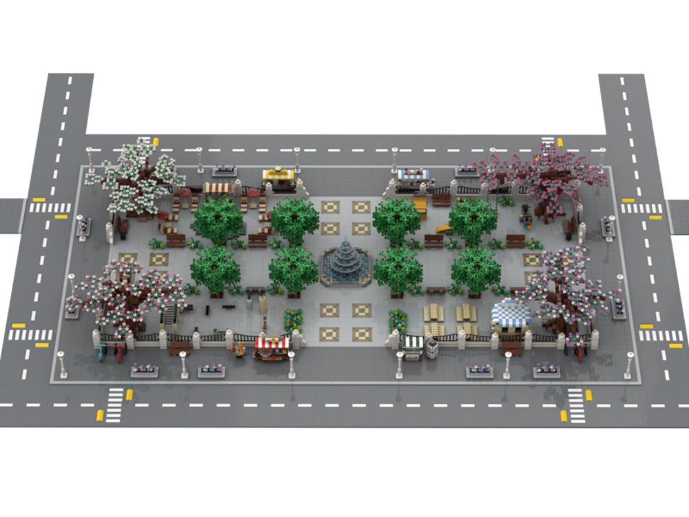 LEGO MOC briCKs - City Square for Modular Buildings by briCKsbyCK ...