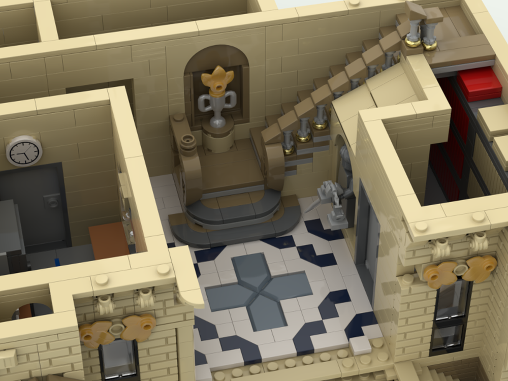 LEGO MOC Modular Court House by Chricki | Rebrickable - Build with LEGO