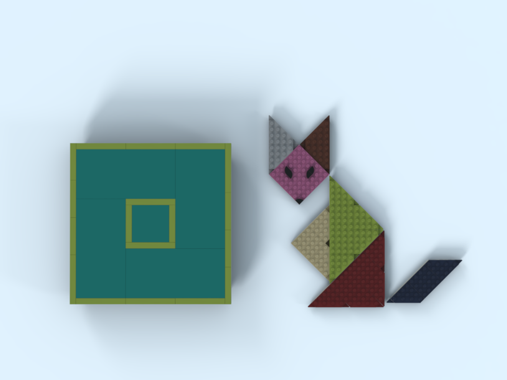 ぶん まとめ tangram renoma Puzzle Svg Tangram Lazer Cut for Glowforge Cnc Puzzle Laser