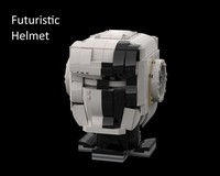 Futuristic Helmet - 21309/92176 NASA Apollo Saturn V Alternative Build