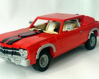 LEGO MOC Chevrolet Chevelle SS 1970 RC full suspension by syzygy87 Rebrickable Build with LEGO