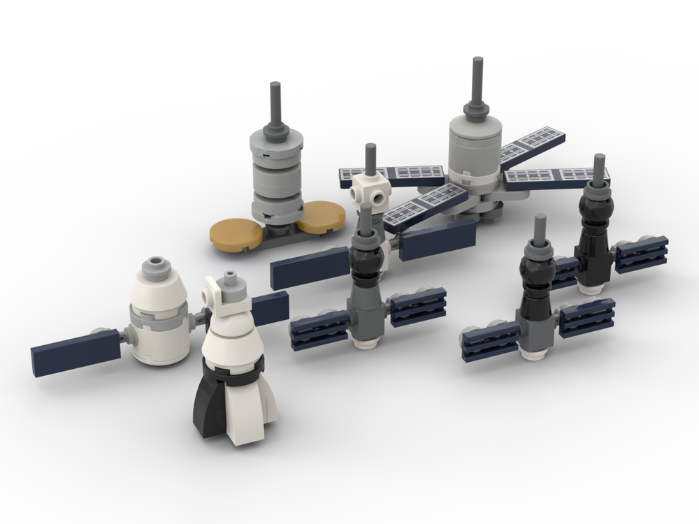 Feje pinion Dele LEGO MOC ISS scale spacecrafts (1:220) by Uldryth | Rebrickable - Build  with LEGO