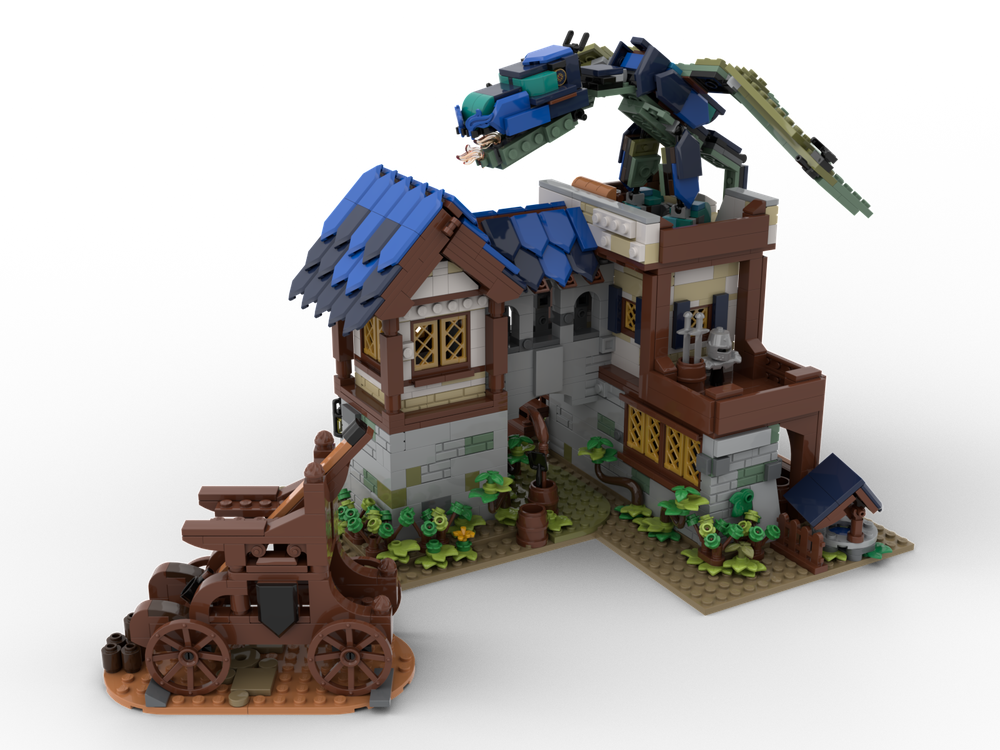 LEGO MOC Medieval Castle Keep by Gr33tje13