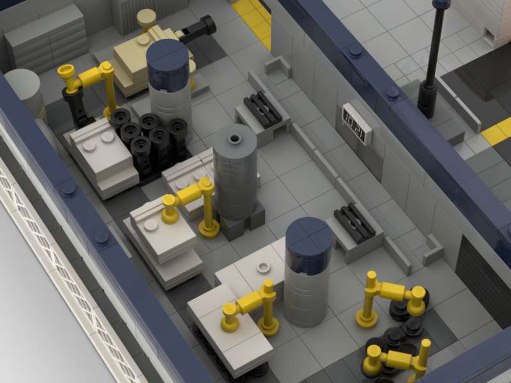 LEGO MOC Modular Factory #2 by meregt | Rebrickable - Build with LEGO