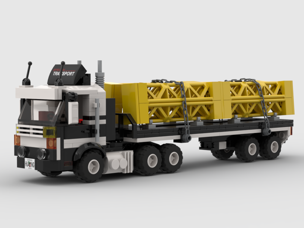 LEGO MOC Big Rig by HaulingBricks | Rebrickable - Build with LEGO