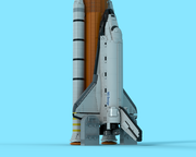 LEGO MOC NASA Space Shuttle Discovery (10283) - External Fuel Tank & SRB  Addons by TheBrickFrontier