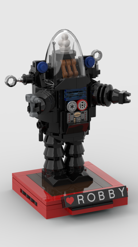 LEGO MOC-75542 MOC Miniscale ROBBY The Robot Of FORBIDDEN PLANET by ...