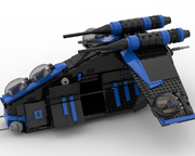 LEGO MOC Micro Scale V-19 Starfighter to scale with Brickvaults Micro Clone  Wars Fleet by AlexKipodre