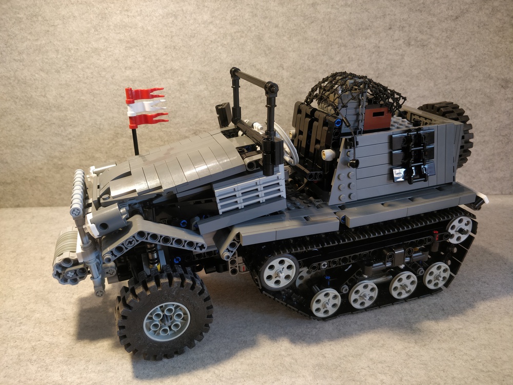 LEGO MOC LEGO Technic RC Military Halftrack by Brick Forge
