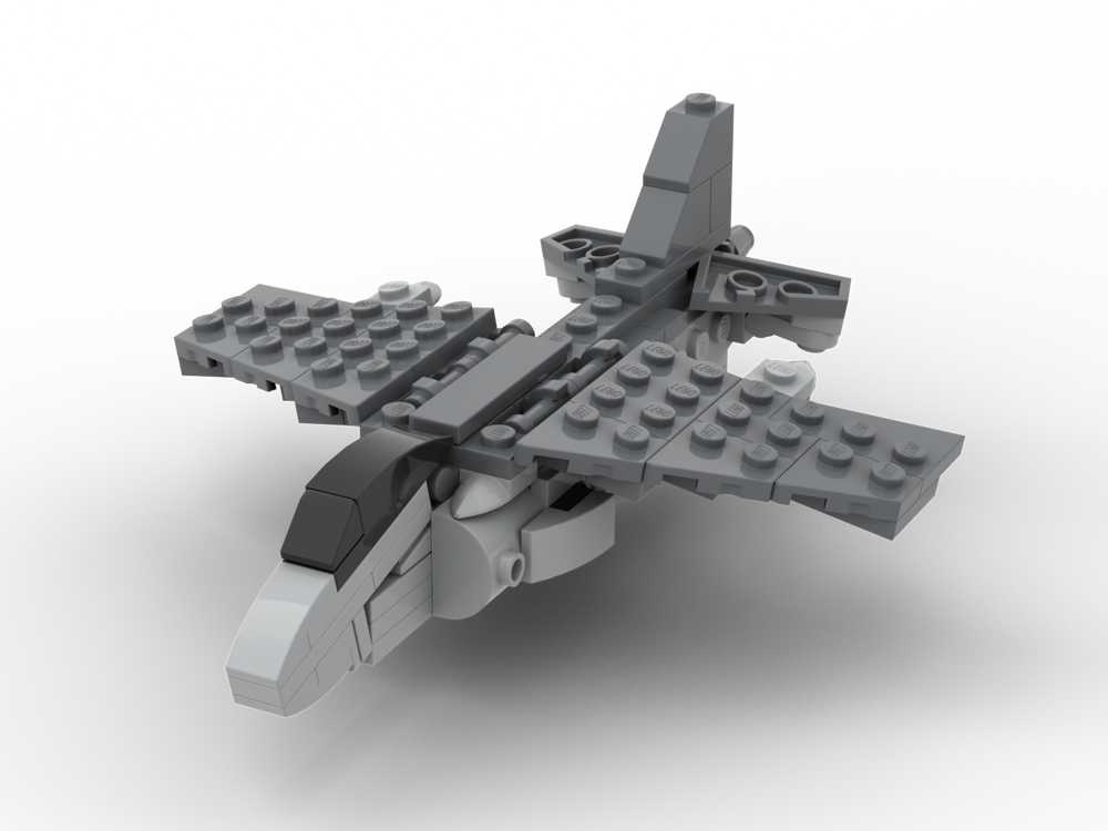 Herméticamente Melodramático Aparte Kit Lego Mecano Avión Harrier Jet Militar Armar Metal 307pcs Bloques y  Figuras para Armar vmarchese.com