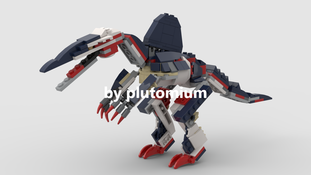 Humoristisk restaurant udsende LEGO MOC Spinosaurus (LEGO 31088 Alternate) by pluTOMium | Rebrickable -  Build with LEGO