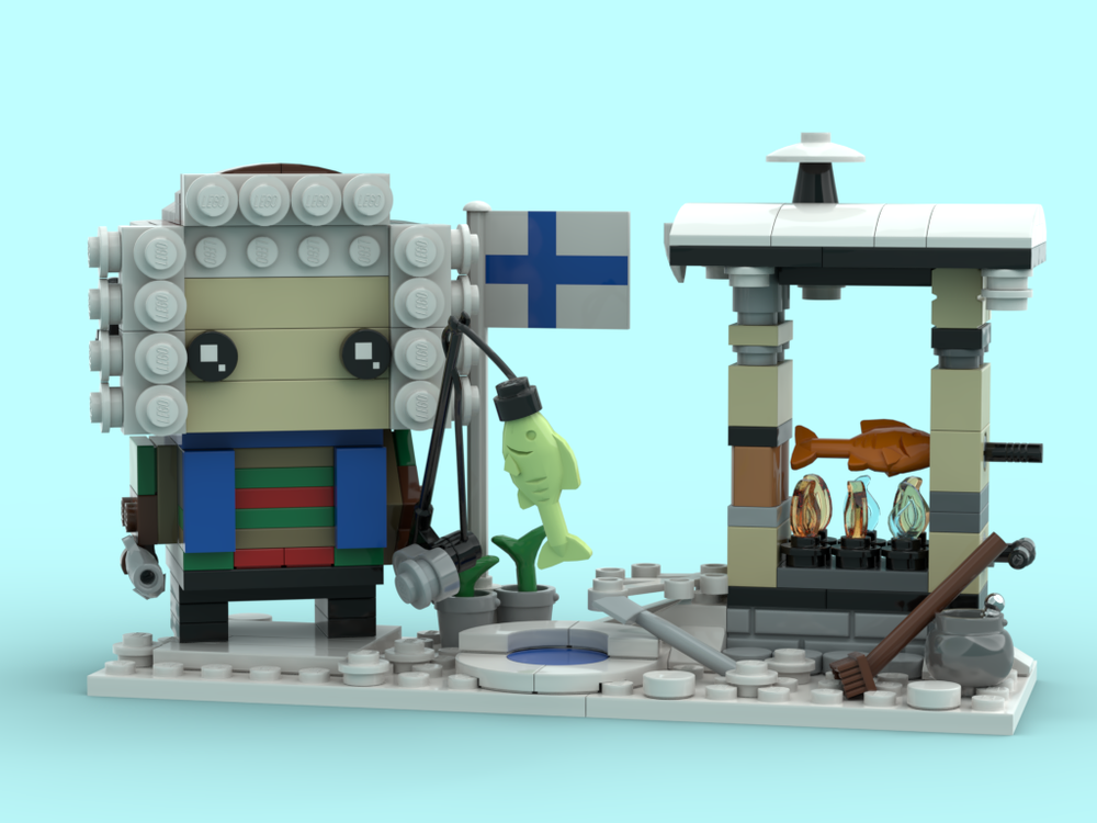 LEGO MOC Finland - Ice Fishing by LegoMocBrickheadz