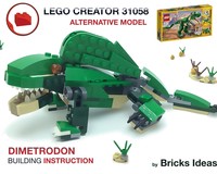 Dimetrodon MOC - Lego Creator 31058