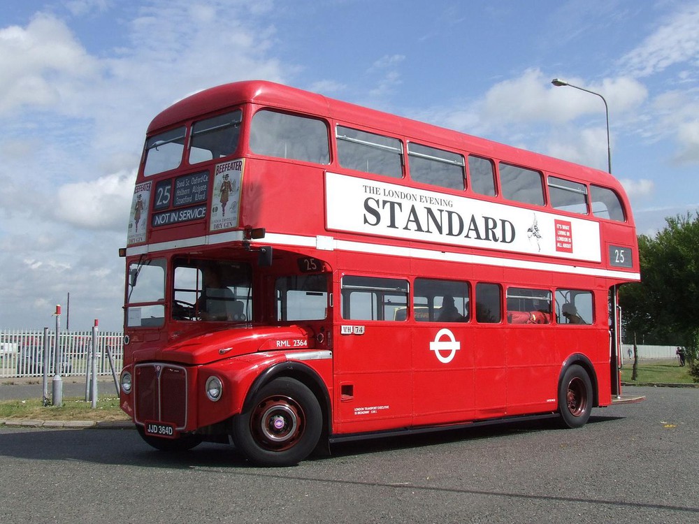 Lego Moc Aec Routemaster (london Double-decker Bus) By Brickhead 07 