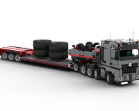 Full RC "Arocs SLT" Truck & Gooseneck Lowbed Trailer