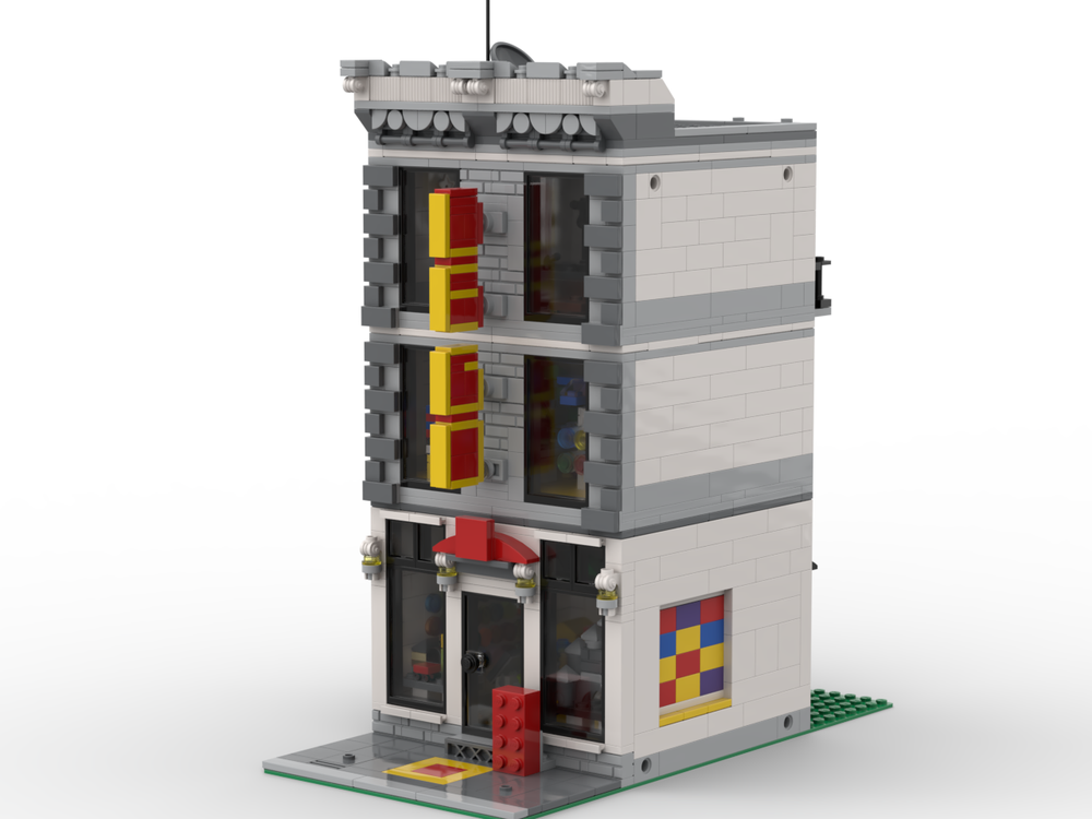 LEGO MOC LEGO Store & Radio Station by Brick Rebrickable - Build LEGO