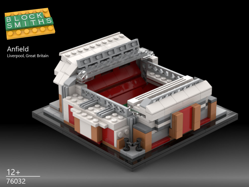 uheldigvis Analytisk Midlertidig LEGO MOC Anfield Stadium - Liverpool FC by blocksmiths | Rebrickable -  Build with LEGO