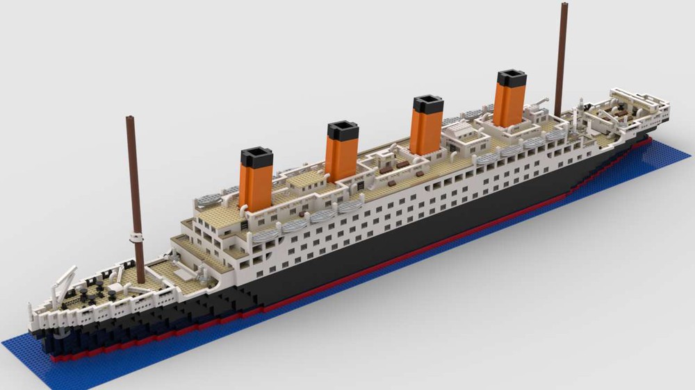 LEGO MOC RMS Titanic Large Scale (1.8m by jamiehall | Rebrickable - Build with LEGO