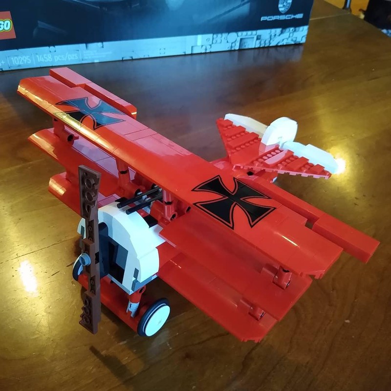 LEGO MOC Fokker Dr1 Triplane Red Baron by bigturbo38 | Rebrickable ...