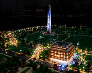 LEGO MOC The Drew Las Vegas at 1/650th Scale by FunnyTacoBunny