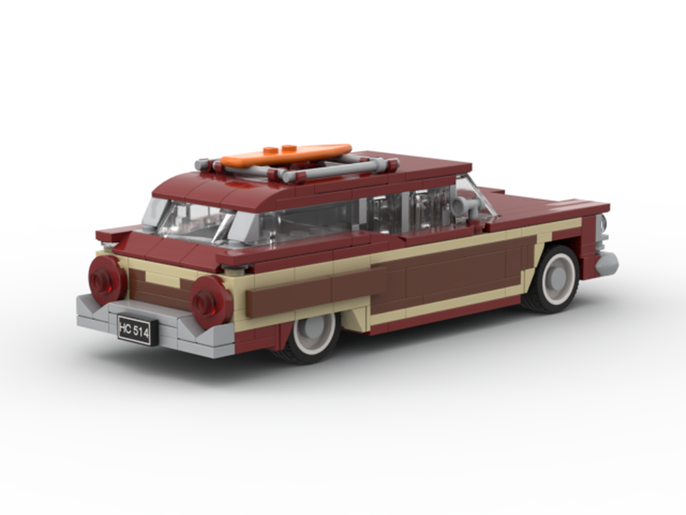 Lego Moc 1959 Ford Country Squire By Brickhead 07 