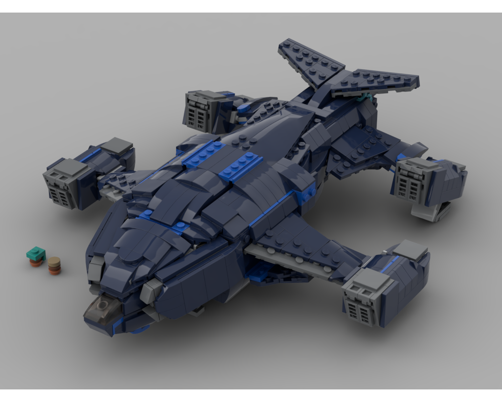 LEGO MOC 1:250 scale elite dangerous alliance crusader by ...