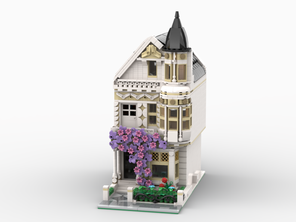 Mount Vesuv Wrap Foran LEGO MOC Victorian Town House by Chricki | Rebrickable - Build with LEGO