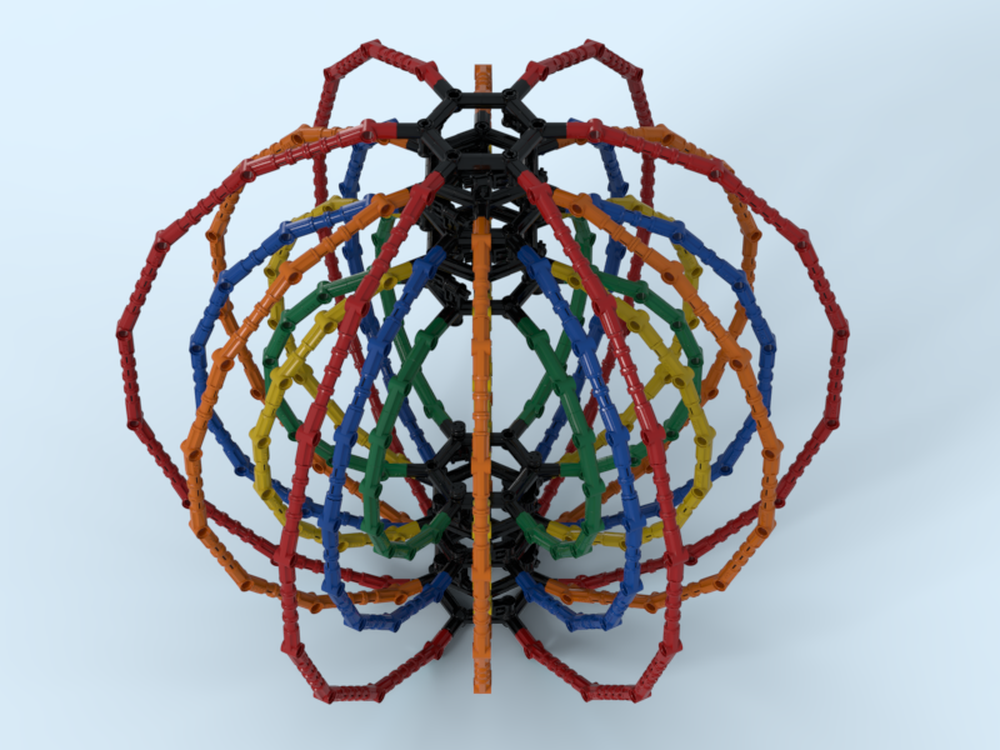 LEGO MOC LEGO Sphere Skeleton by namowen | Rebrickable - Build with LEGO