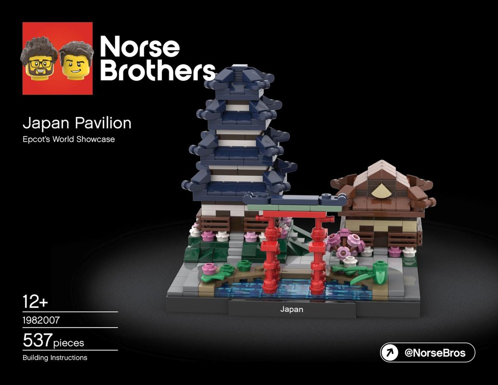 LEGO MOC Epcot Japan by NorseBrothers Rebrickable Build with LEGO