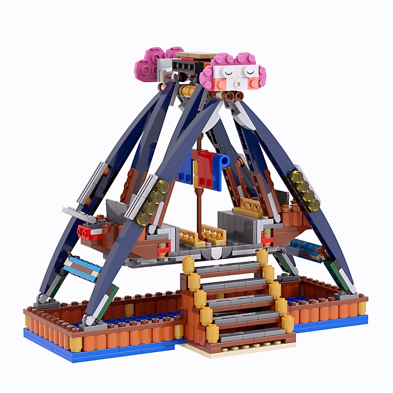 tonehøjde Hovedsagelig Før LEGO MOC Amusement park private ship （PAB） by HugoHuang | Rebrickable -  Build with LEGO