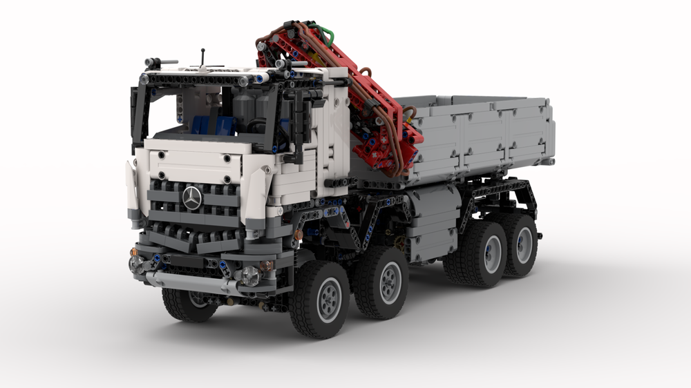 LEGO MOC rc mercedes arocs with rc pneumatic by paulstechincden by lones_lego_creations | Rebrickable - Build with LEGO