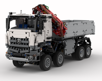 rc mercedes arocs with rc pneumatic crane by paulstechincden