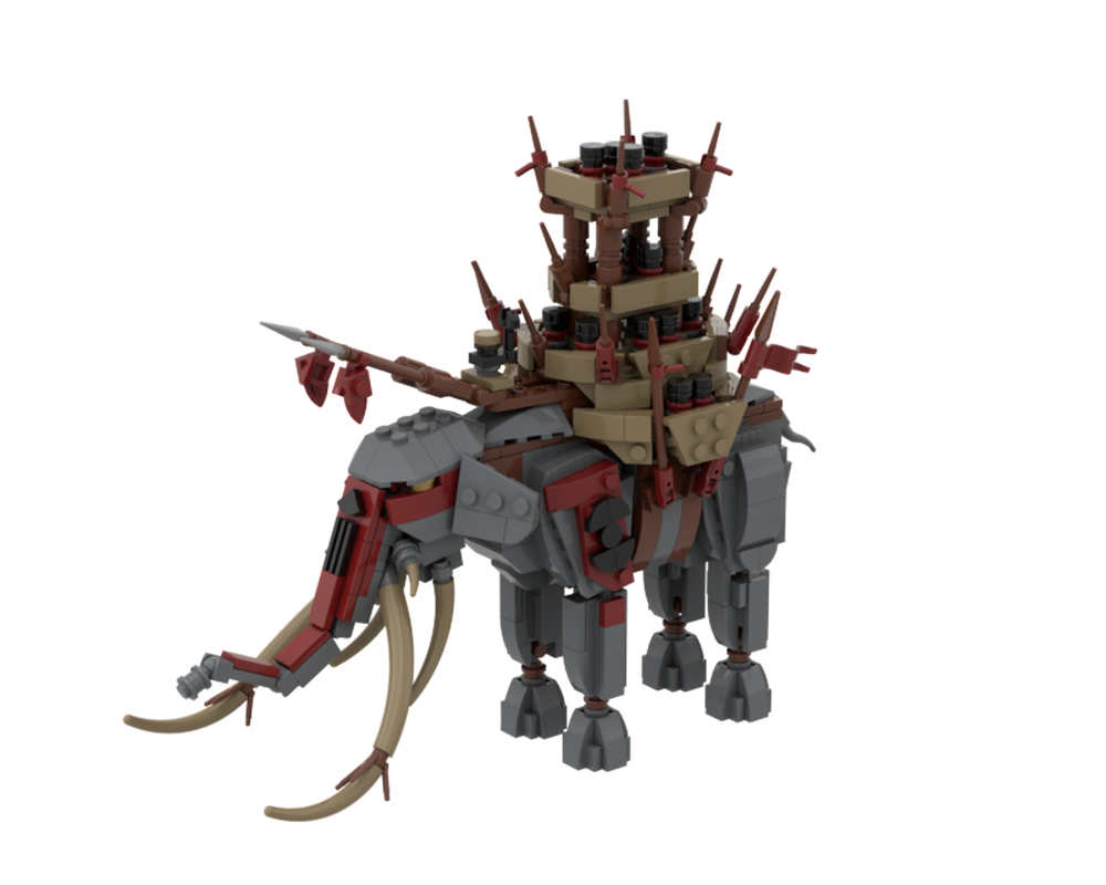 LEGO MOC Mumakil Oliphant by RidgedBrick | Rebrickable - Build with LEGO
