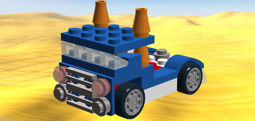 LEGO MOC 31027 alternate Semi-Truck by TeagueO | Rebrickable - Build ...