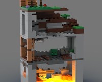 2D Minecraft Cave