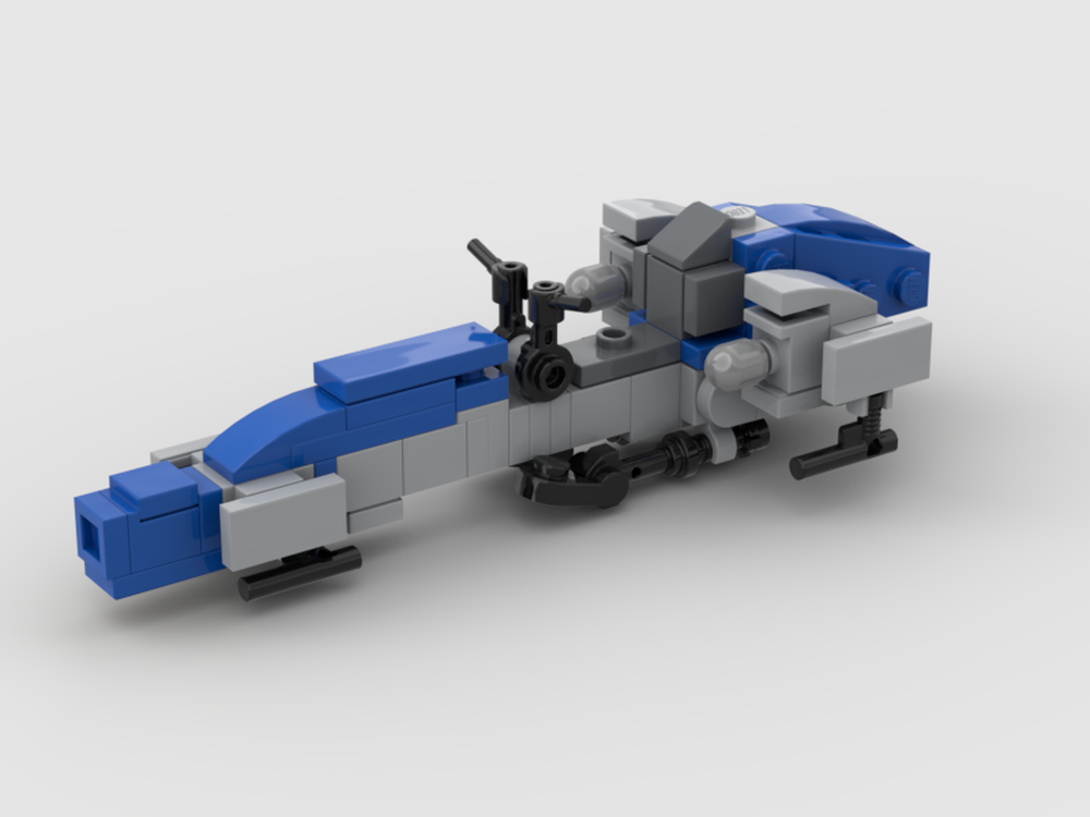 Lego Moc Lego Star Wars 501St Barc Speeder Free Instructions By Tomahawk456  | Rebrickable - Build With Lego