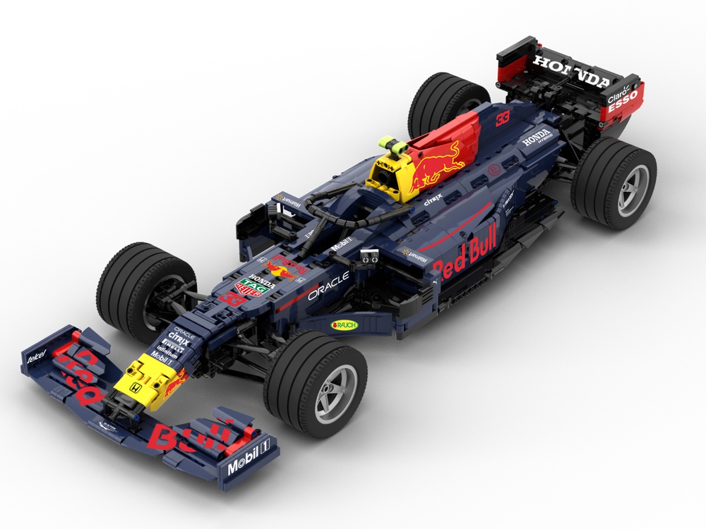 LEGO MOC Red Bull Racing Honda F1 RB16B (Detailed Edition) 1:8 Scale by  Lukas2020
