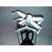 LEGO MOC Micro Scale V-19 Starfighter to scale with Brickvaults Micro Clone  Wars Fleet by AlexKipodre