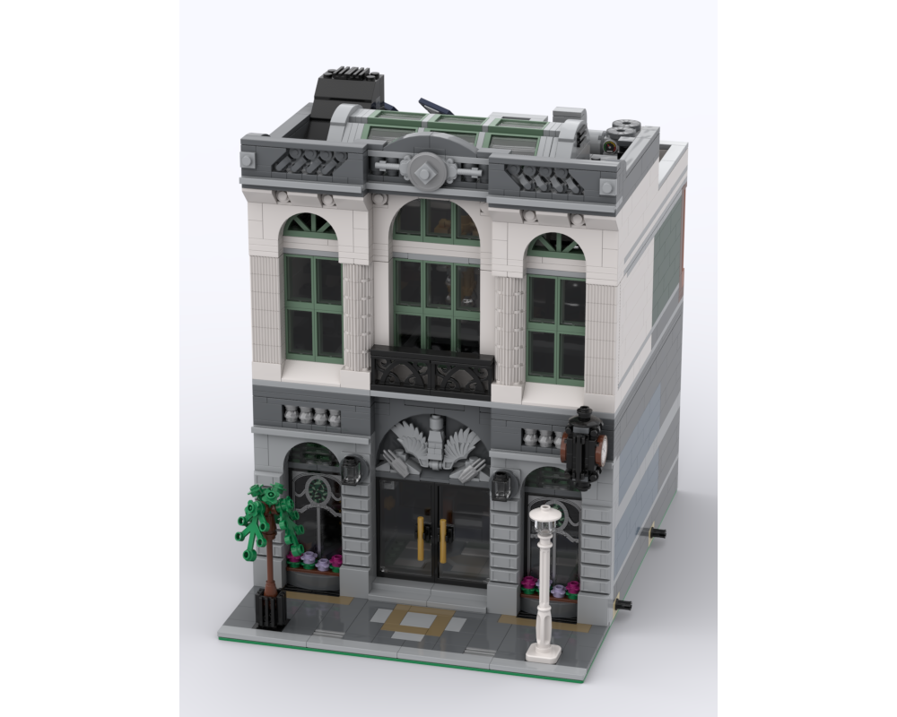 LEGO MOC Brick Bank without corner by Chricki | Rebrickable - Build ...