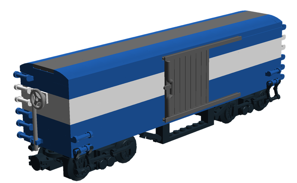 LEGO MOC basic boxcar by MGDawson Rebrickable Build with LEGO