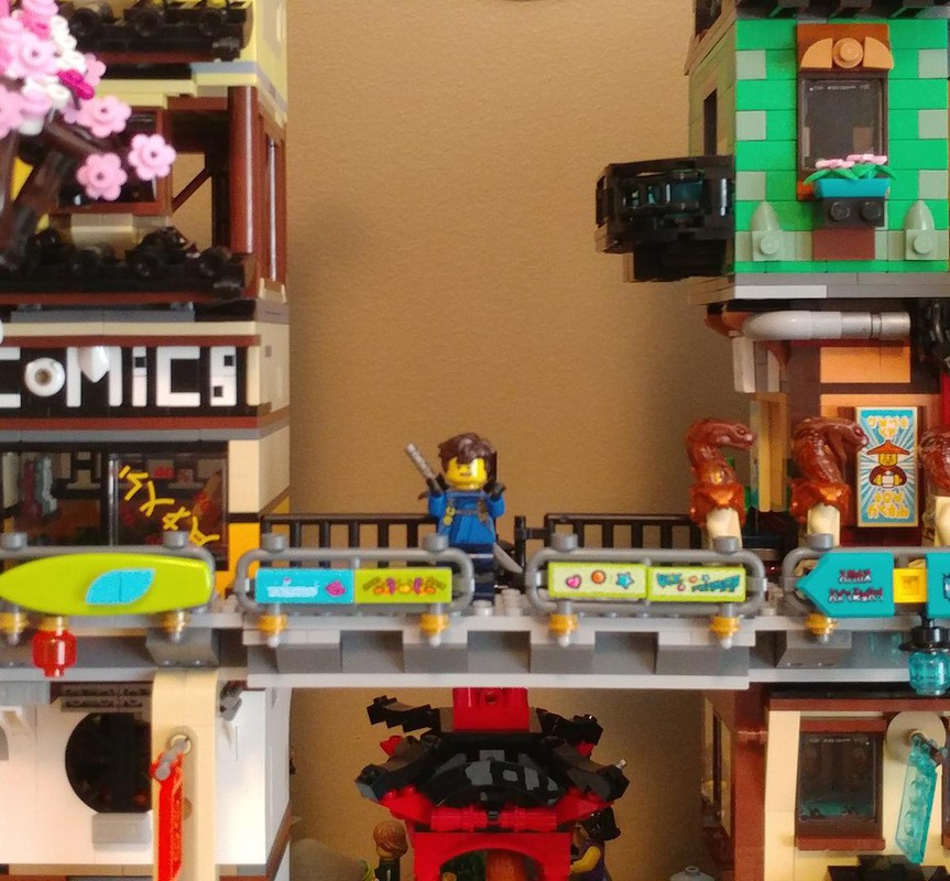 LEGO MOC Ninjago City Bridge by legoguy08 | Rebrickable - Build with LEGO